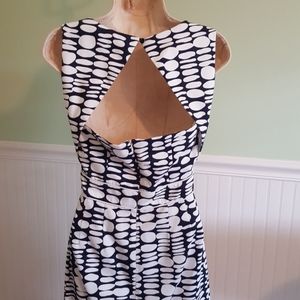 Antonio Melani Navy and White Dress